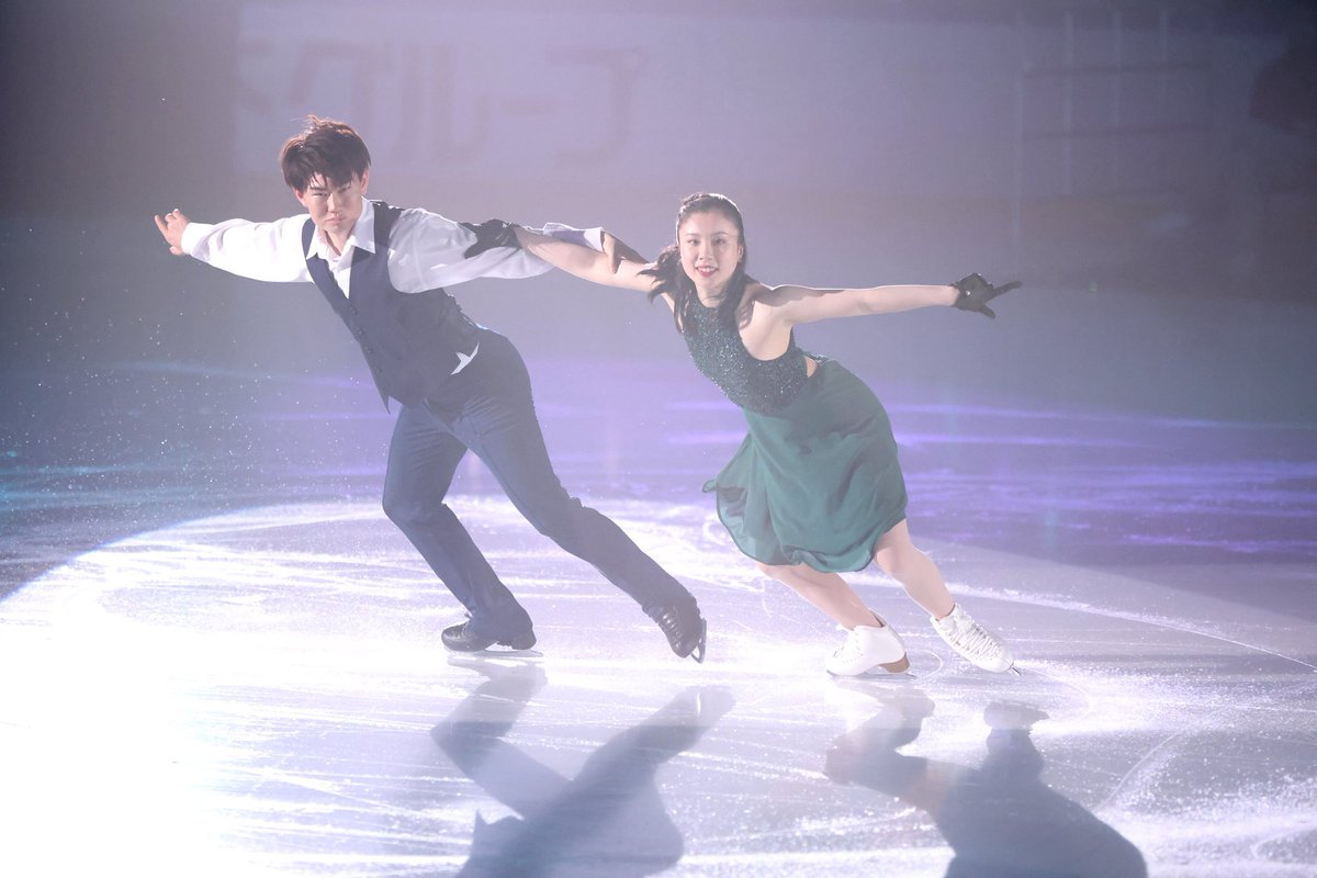 【 #ブルームオンアイス 2024 】 #吉田唄菜 #森田真沙也 『Feel It Still』 Photo by Manabu Takahashi 木下グループ presents Bloom On Ice 2024 4/20(土)・21(日) #figureskate #BOI