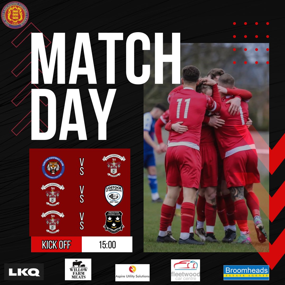 ⚽️🔴GAME DAY🔴⚽️ @Turton_FC v TCFC 1st TCFC Res v @LSGFC Res TCFC Res ‘A’ v @FreckletonFC_ Res 15:00 Kick Off So far so good with the pitches 👍🏻 Good luck to all 3 teams playing today! #TCFC 🔴