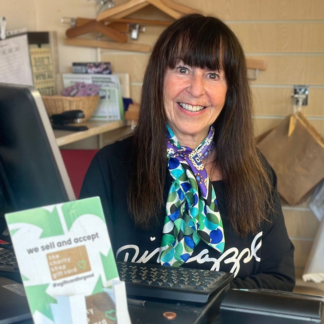 Do you live in North Herts? Could you regularly give up a few hours each weekend? Denise does, and she LOVES volunteering in our Baldock shop on Saturdays. Each shift she covers could fund a visit to a patient's home by our community team. Find out more: buff.ly/4aBEvxA