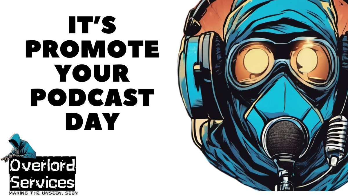 Today is... Unashamedly promote your Indie Podcast Day! Post below and get some added exposure team: // @tpc_ol @pds_ol @wh2pod @ncore_ol @movies_ol @sports_ol @cbc_ol