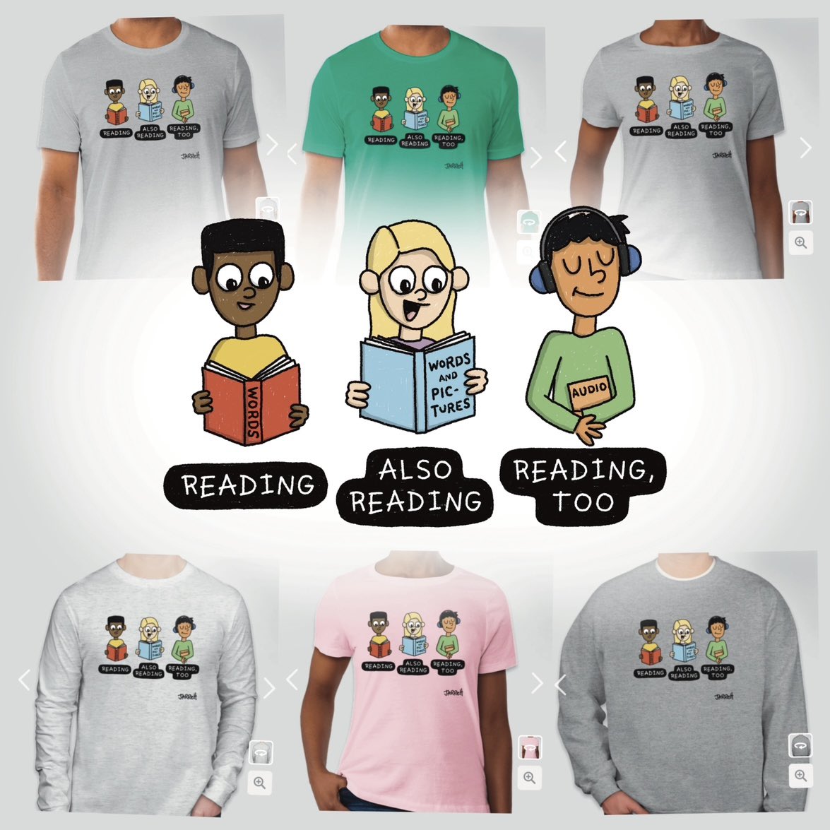 Did you miss your chance to get one of my “How Do YOU Read?” shirts, or do you want to grab another? Good news! They are back on sale — but only for two more weeks! Check out all the options and order here: customink.com/fundraising/ho…