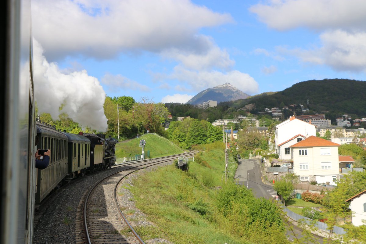 Promenons-nous sur les lignes thermales auvergnates… de Clermont-Ferrand à La Bourboule ! #ThermalExpress #patrimoine #SNCF