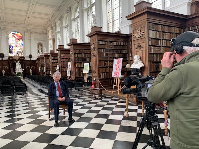 Great to see @itvanglia interviewing Prof Adrian Poole about Elizabeth Palgrave's letter expressing her shock and horror about Byron's memoirs. Discovered @TrinCollLibCam by Archivist Adam Green. Read more ow.ly/UBqB50Rknfz #ExTRINordinary #Byron200 @Byron_Now