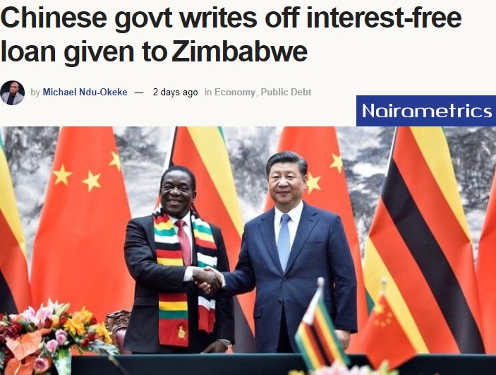 In an effort to undermine #US influence in #Africa, #CCPChina is intentionally lending to nations it knows it cannot repay in order to gain more 'political clout.' @hongkongishere @HKokbore @qA2ZioJcS4BuH5Y @KayLiRyn1 1/3