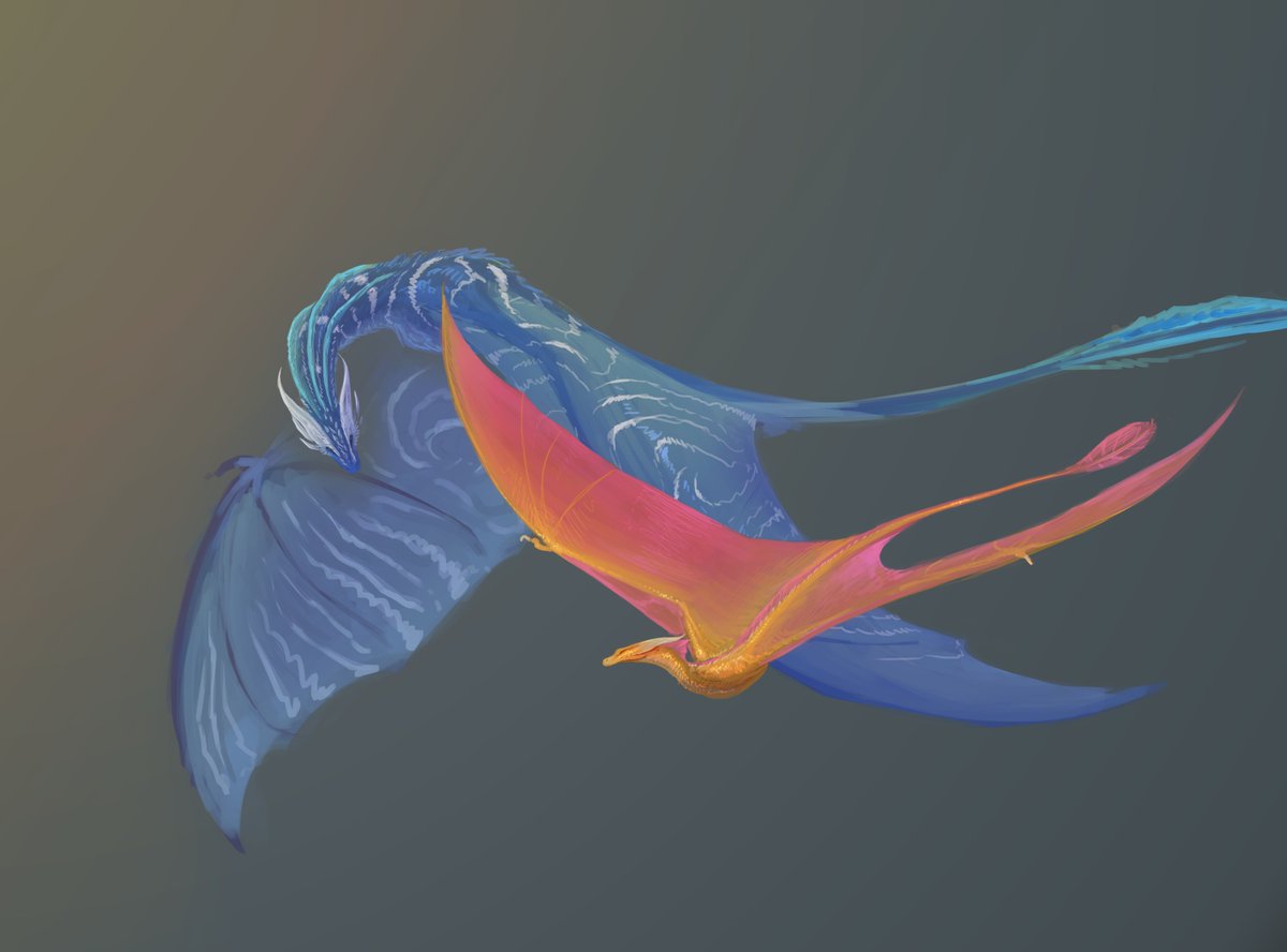 Sunfyre and Dreamfyre (polished) #HOTD