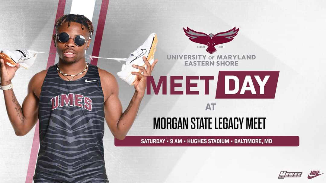 ⏱TRACK AND FIELD AT MORGAN STATE⏱ The University of Maryland Eastern Shore track and field team competes at the Morgan State University Legacy Meet on Saturday in Hughes Stadium beginning at 9 am. Meet Information - morganstatebears.com/news/2024/4/2/…