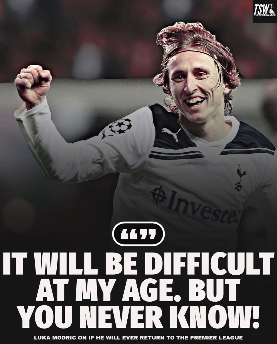 Luka Modric on making a return to the Premier League 👀