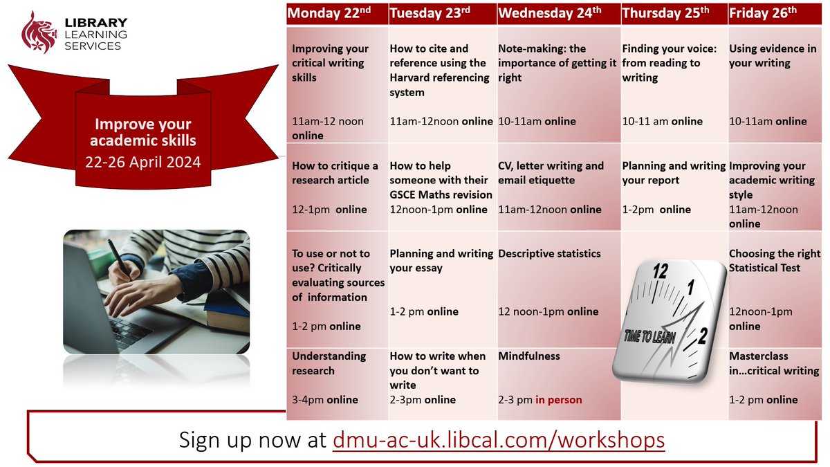 DMU Library tweet media