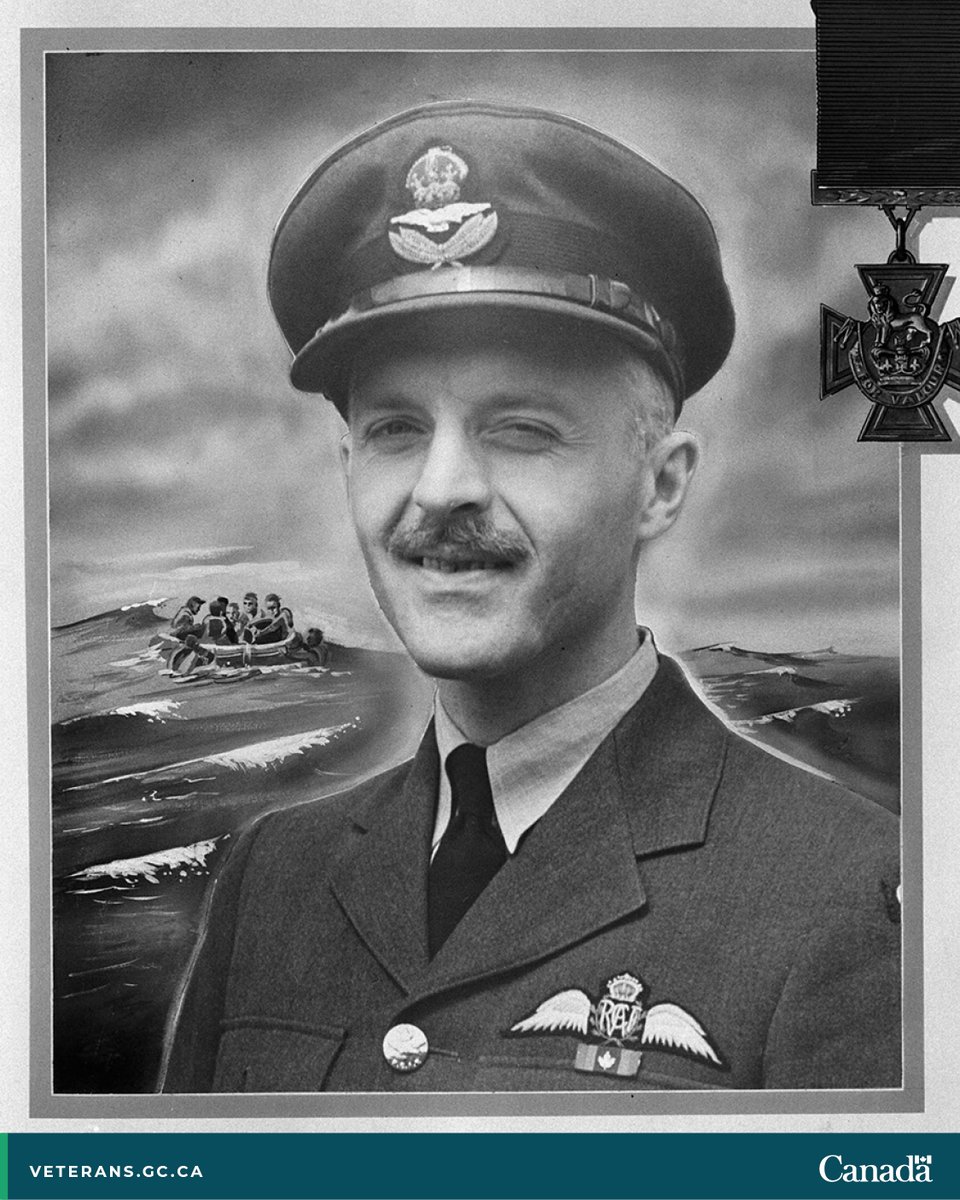 Flight Lieutenant David Hornell – skilled Canadian pilot of the #SecondWorldWar. In 1944, he became the first @RCAF_ARC member to be awarded the #VictoriaCross. 🎖️

Learn why: ow.ly/zh7r50RglXg

📸: Department of National Defence

#RCAF100Years
#CanadaRemembers