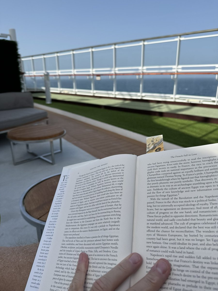 Beautiful and relaxing day at sea aboard @vikingcruises Sky and we just got passed by a “celebrity”.  #myvikingstory #worldcruise #cruisinwithclay