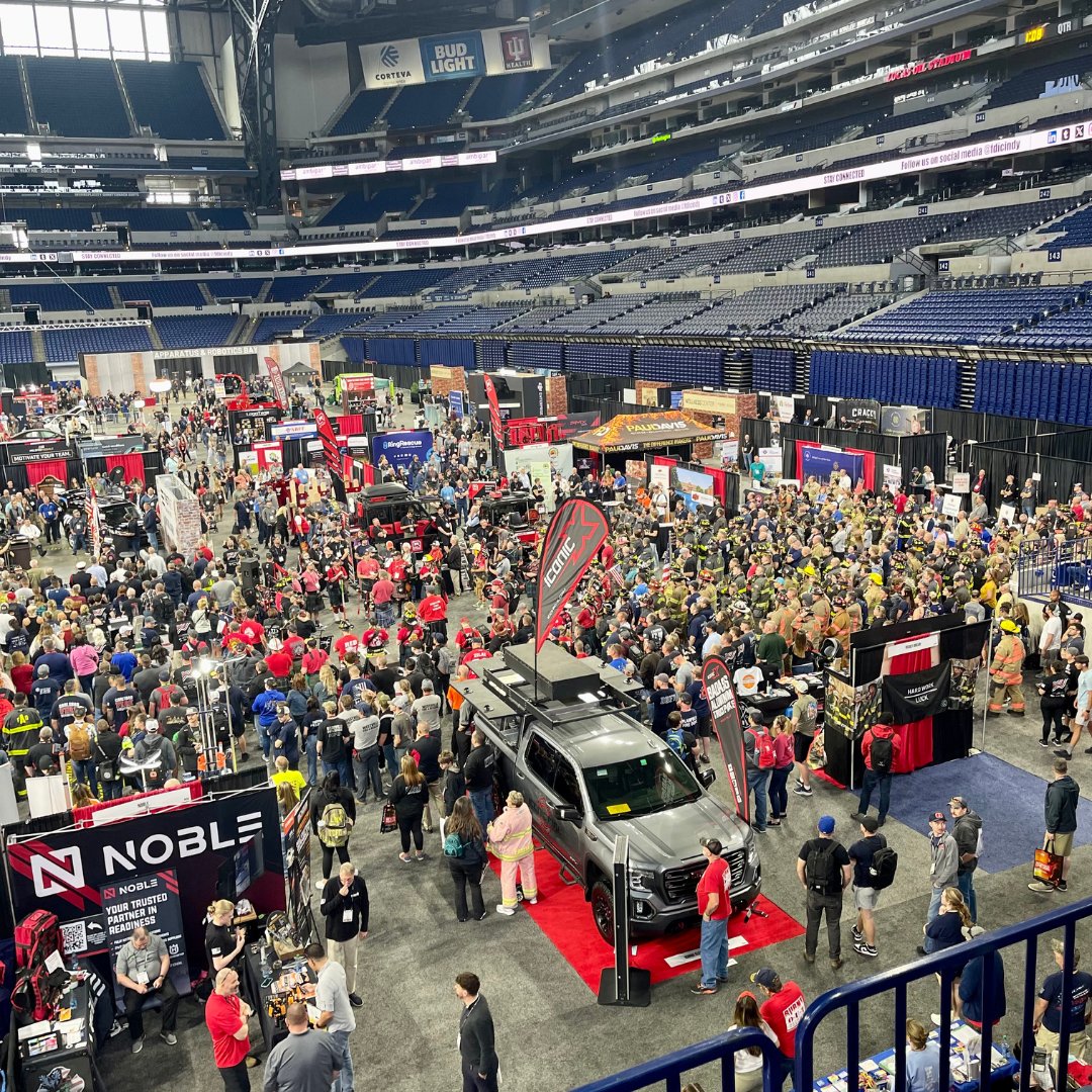 🚨 Last call at #FDIC2024! Today’s your final chance to visit the ICC Exhibit Hall and LOS Experience at Indiana Convention Center & Lucas Oil Stadium, 9 AM - 1 PM. Don’t miss out on the latest in firefighting tech and immersive training!