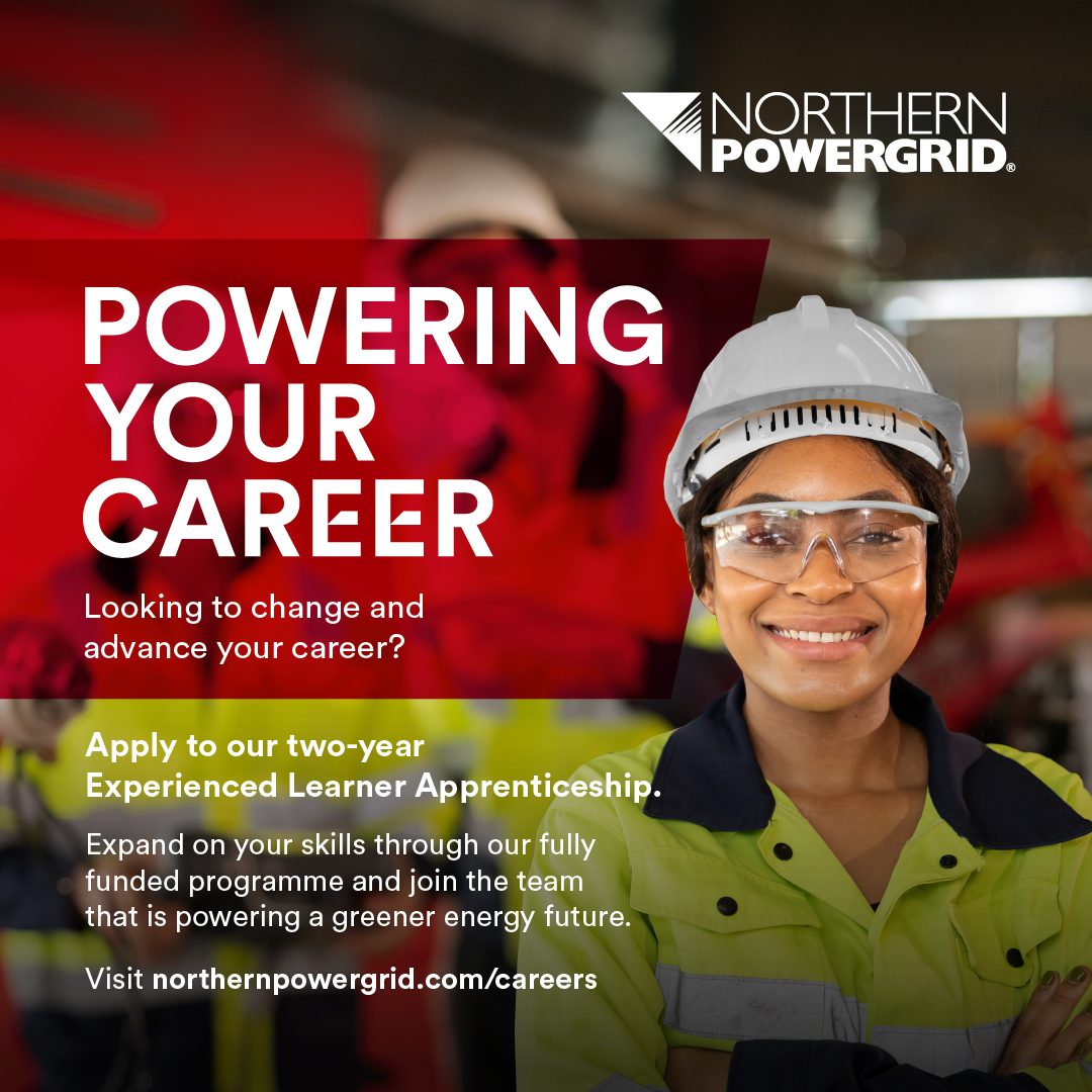#ICYMI | We're recruiting for Craftsperson #Apprentices to become Overhead Linespersons, Underground Cable Jointers or Electrical Fitters. 3 or 2 year apprenticeships. Join our ‘Outstanding’ Ofsted rated, earn-as-you-learn scheme. Apply by 31 May 2024: ow.ly/3wzO50RjK9N