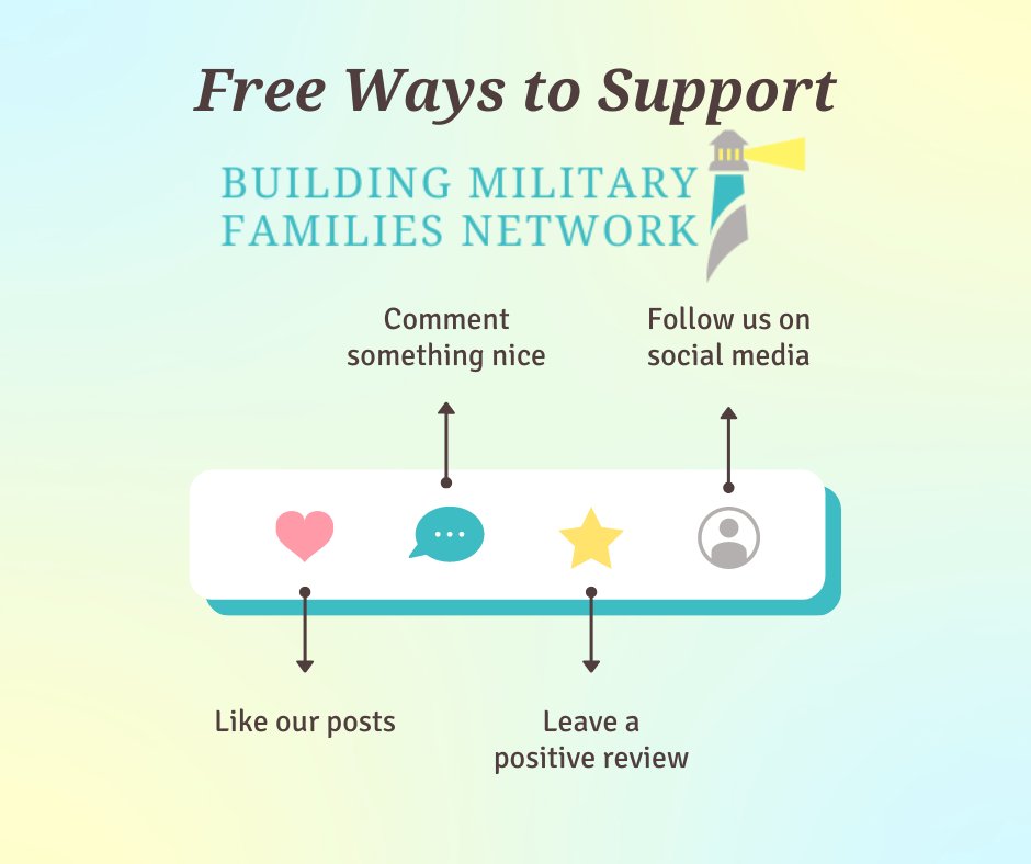 Your support doesn't always need to come from your pocket! You can make a HUGE impact FOR FREE!
👉 LIKE, SHARE, COMMENT – Spread the word!
👉 VOLUNTEER – Donate your time!
👉 ENGAGE – Join the conversation!
#BuildingMilitaryFamilies #MakeAnImpact #JoinTheMission #SupportOurTroops