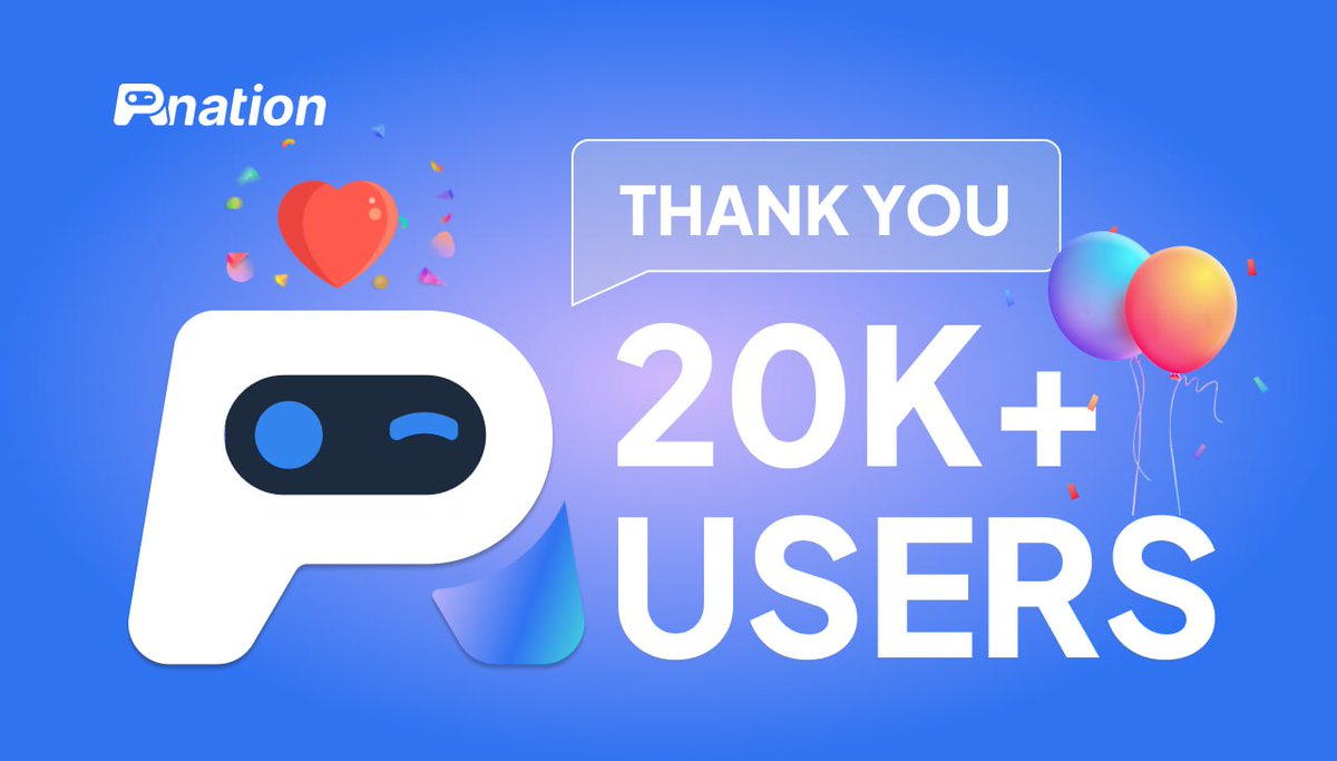🎉 First 20,000 users of our app! 🎉 Wow, thank you, guys! Now, how many of you want to know the advantages of being early adopters? Raise your hands! #playnation #20k #airdrop #telebot