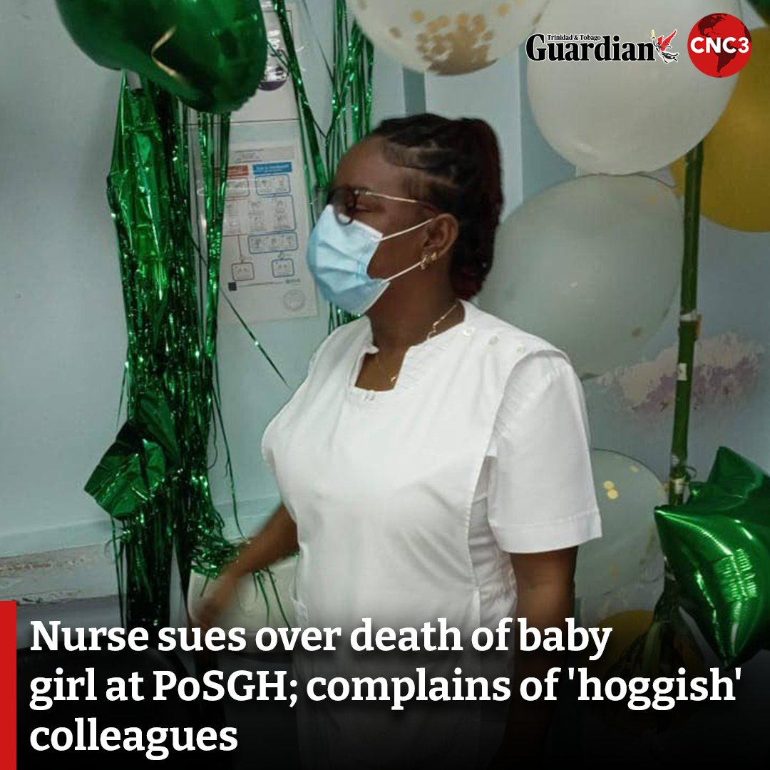 A 42-year-old registered nurse who lost her baby at the Port-of-Spain Maternity Department’s Neonatal Intensive Care Unit (NICU) says the death of her child has dashed all hopes of her becoming a mother.

For more: guardian.co.tt/news/nurse-sue…