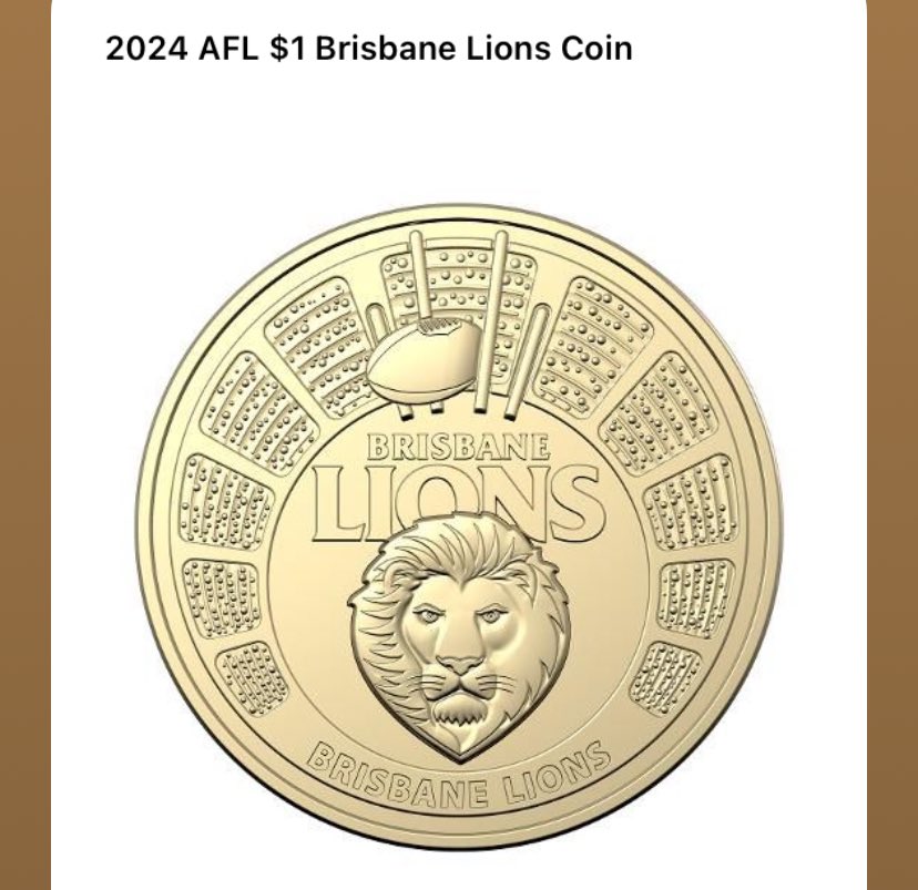 Worth 60 cents atm. #AFLLionsCats