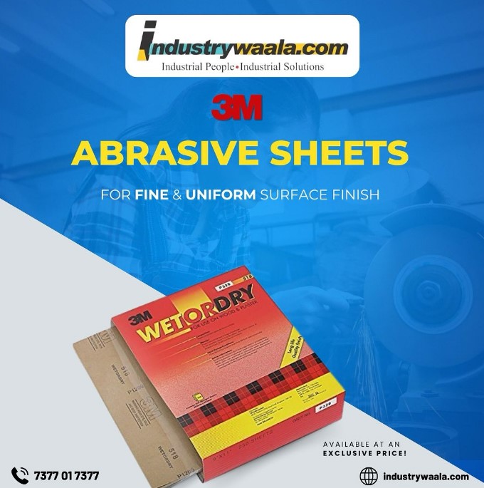 3M Abrasive
Buy this 3m abrasive at an exclusive price on Industrywaala.com. Call Now +91 7377017377

#industrywaala #diycrafts #adhesive #3madhesive #adhesivetape #diyhomedecor #diydecor #diyideas