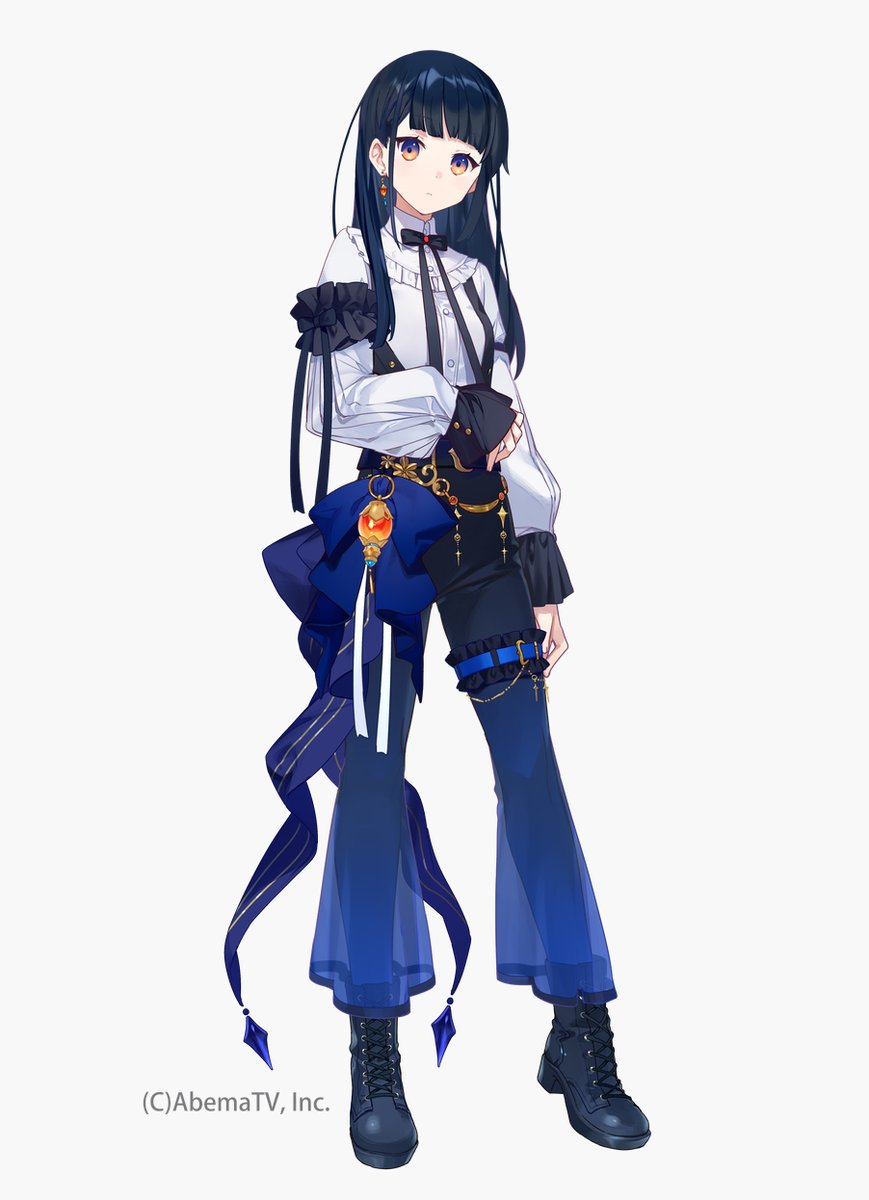 「ABEMAさんの新番組「ホロごえっ!」にて、楠木ともりさんのバーチャル姿のイラス」|朝日川日和🈺のイラスト