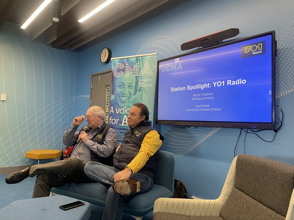 Station Spotlight: @thisisyo1 Managing Director Wayne Chadwick & Ops Director and Head of News Dave Parker join us now to talk all things Yo1 Radio 📻 Do you have any questions for them?