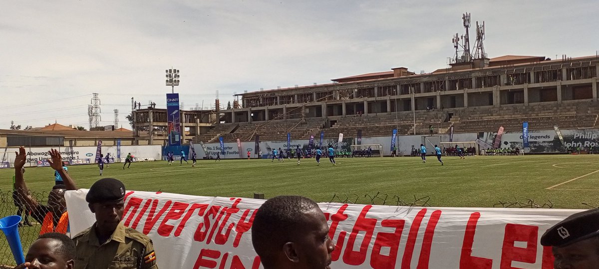 Kick off @KCCAFC Philip Omondi stadium 🏟️ for @UCUCardinals @UCUniversity vs Nkumba University. #UniversityLeague With ma mehn @KasoroJimmy