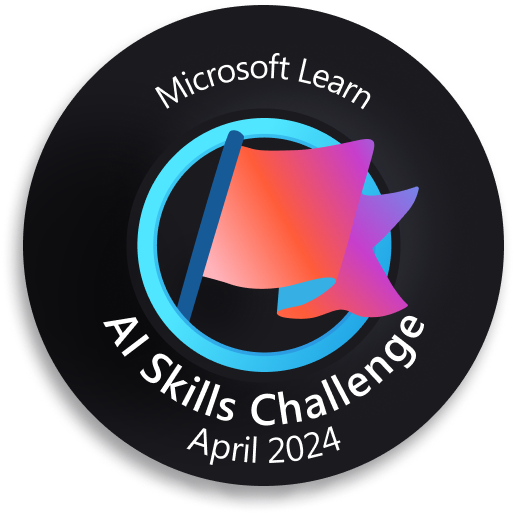 AlsafadyOla's tweet photo. Received my Badge for completing AI Skills Challenge #CloudSkillsChallenge #Microsoft #Fabric #AnalyticsEngineer https://t.co/uCvUxLqgMt