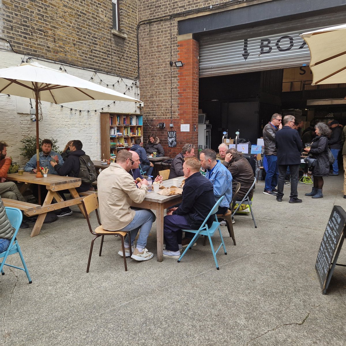 The cider is flowing, the food is flying out and the joint is jumping here at Rocketvan Studio today. Come down and join us!