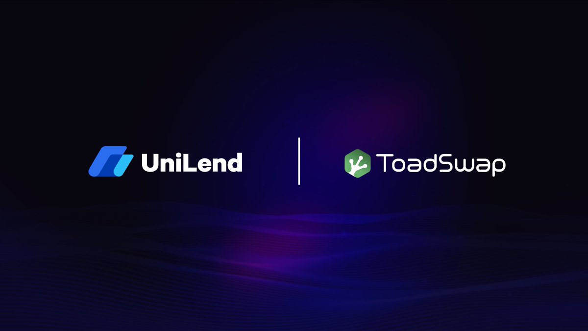 UniLend's #UFT is now listed on @Toad_Swap🐸

🔄Effortlessly acquire UFT by swapping assets like #BTC #ETH #BNB and stablecoins #USDT #USDC #DAI & more swiftly and securely!

🏦Explore the newly listed UFT here: app.toadswap.org