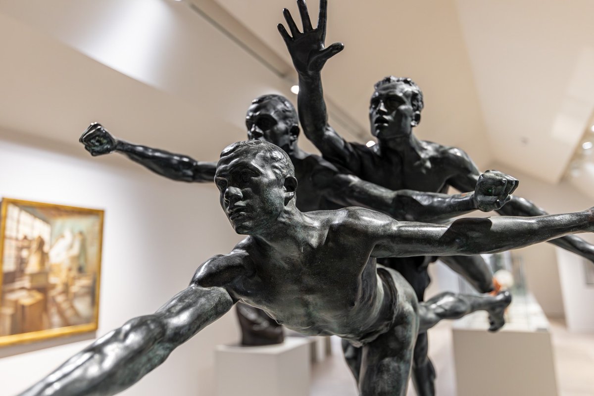 Visite du très beau musée #CamilleClaudel à #Nogentsurseine dans l'Aube qui propose un parcours permanent autour de la sculpture du XIXe siecle et autour de 4 sculpteurs nogentais : Marius Ramus ; Alfred Boucher ; Paul Dubois ; Camille Claudel #aubechampagne 📷 @NicolasDiolez