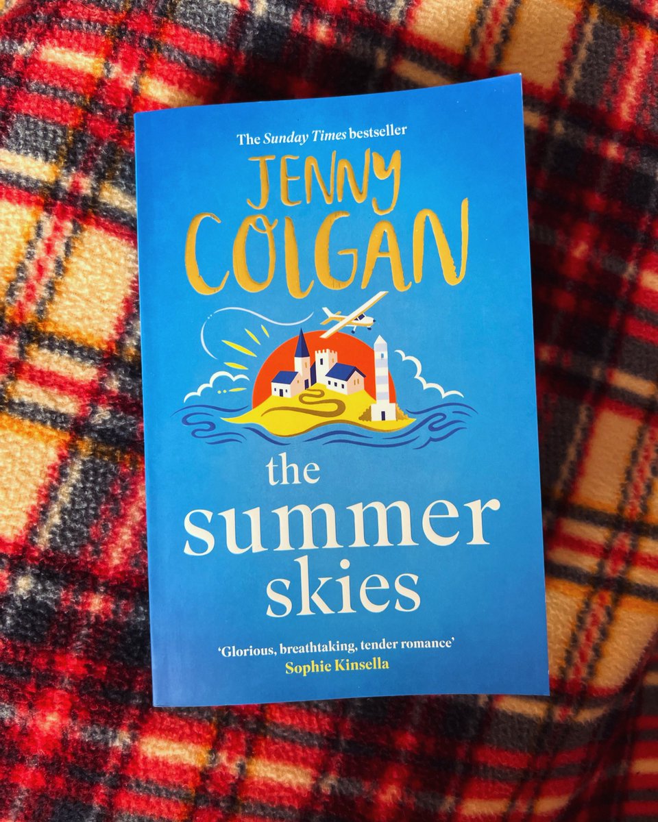 Now time for a little romance… I mean, if the real thing escapes me I might as well lose myself in the pages of a good book.
#thesummerskies #jennycolgan #mynextread #goodbooks #readingonholiday