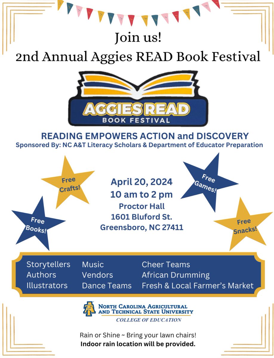 Our College of Ed is doing some fantastic work. This community event is free! Come on out. #AggiesRead