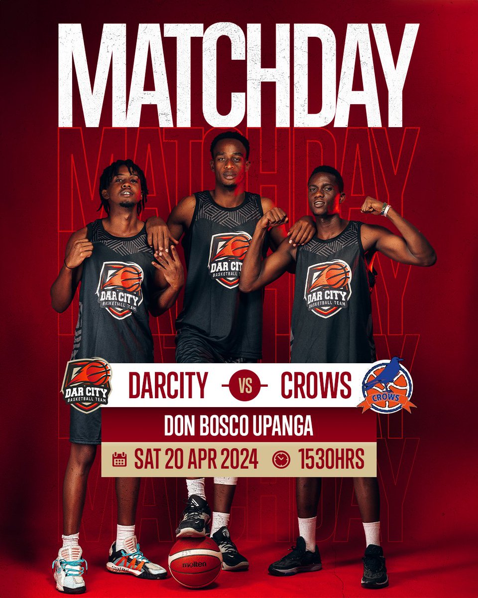 Game day mood: Focused, determined, and ready to conquer Crows! Let's do this. 

 #DarIsHot #DarEsSalaam #NjooTuwaonyesheKwaniniHawafugiki #DarCityBasketball #DarIsTooHot #DarCityTeam #leteBallJuu #LeteBallChini #LeteBallKokote #2024 #Basketball #NjooTuwaonyesheKwaniniHawafugiki.