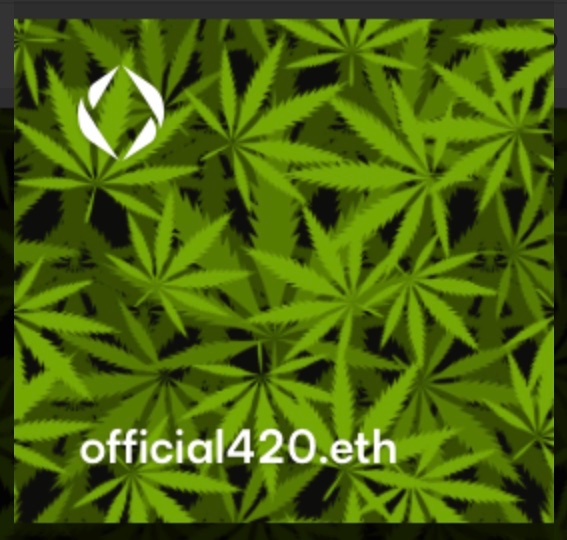 xweb_eth's tweet photo. It’s officially that day #420

happy 420 all, please buy this NFT so I can smoke more 🙏 
#ENS #Ethereum https://t.co/xiGbRu15MA