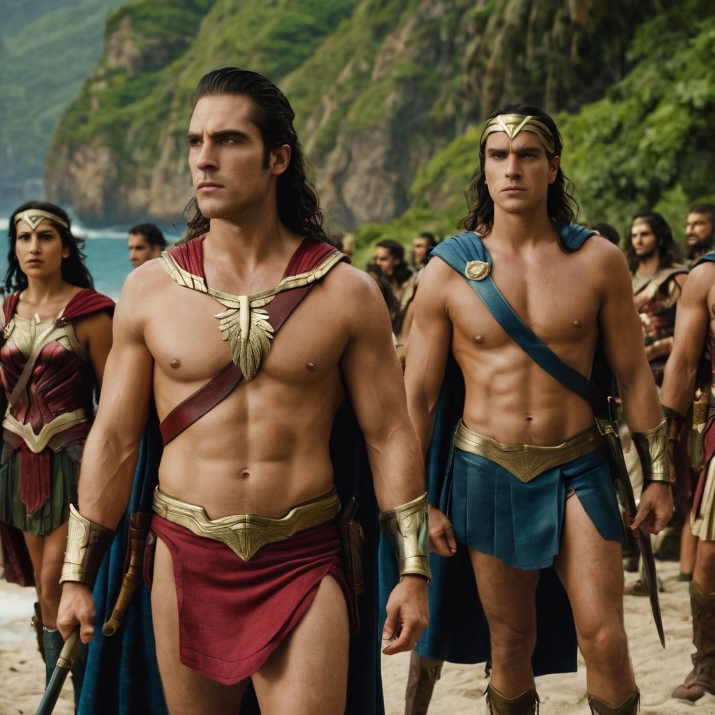 Can we say there have always been males on Themyscira, because screw the beloved source material. They need to be more inclusive!
