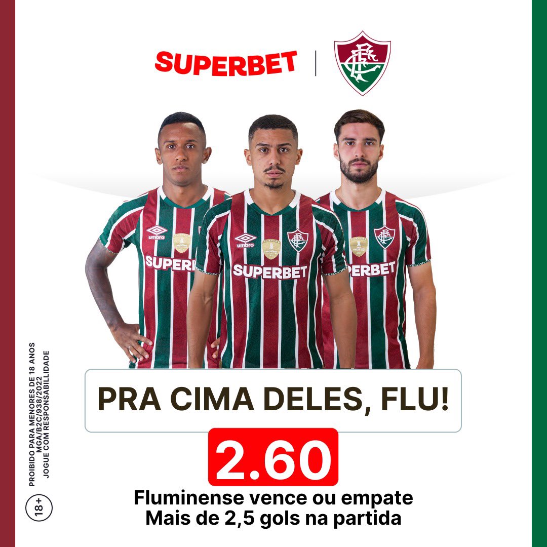 HOJE TEM @FluminenseFC em campo ❤️💚 O Flu encara o Vasco no Maracanã. Confiante, torcedor? Entre e confira todos os mercados ⬇️ bit.ly/superbet_brasi… #DiaDeFlu🇭🇺