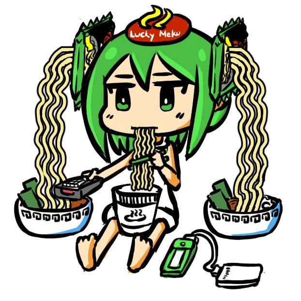 Craving some noodles

#Miku #LuckyMe