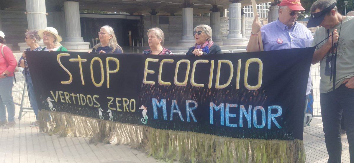 #SOSMarMenor 
Verti2 Zero
Stop Ecocidio. 
#AlianzaMarMenor 
Asamblea Regional de #Cartagena.