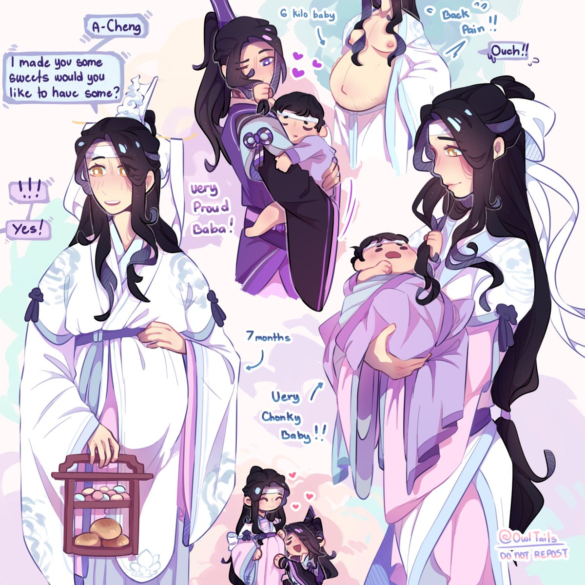 Jiang Furen and Jiang Zhongzhu (and their little cabbage baby