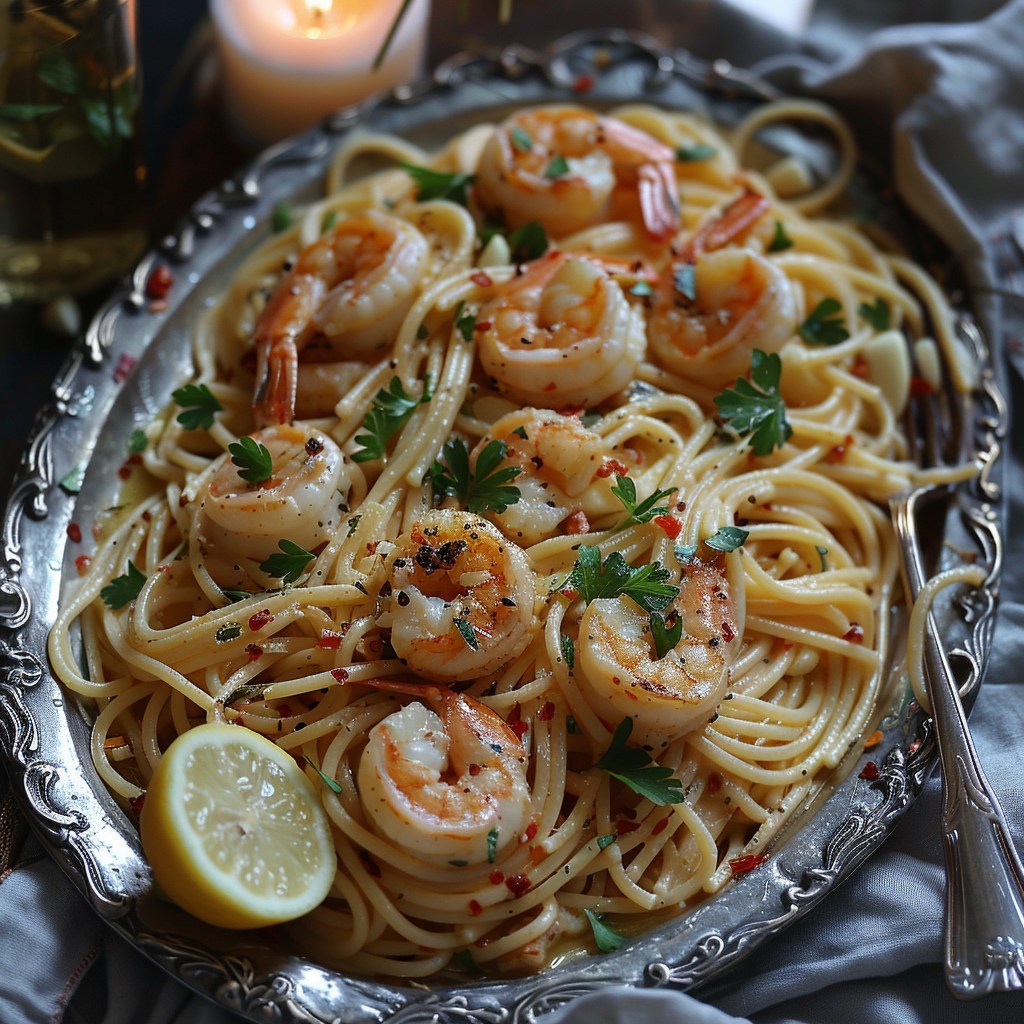 Ignite romance with our enchanting Lemon-Garlic Shrimp Spaghetti, perfect for a candlelit evening of gastronomic delight! 🍤 Enjoy it here: bit.ly/3w30XAQ #RomanticCuisine #FoodieAI
Follow ➡️ @dailyfoodie_ai #healthyeating #quickrecipes