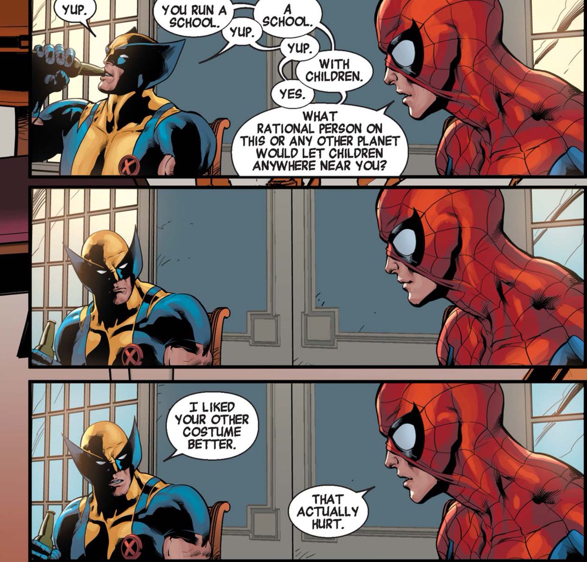 Spider-Man & Wolverine’s dynamic is so entertaining. New Avengers #24