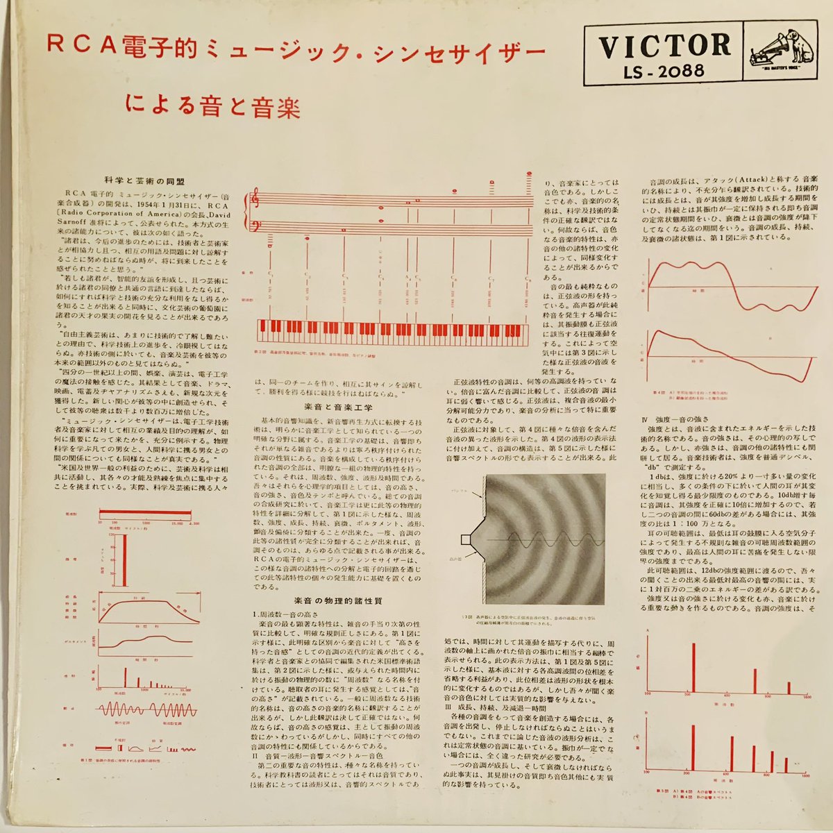 satori_inu's tweet photo. #warewarenote の会場で展示していた、RCA Electronic Music Synthesizerの日本盤レコード。 https://t.co/RSk8Zmg5Oq