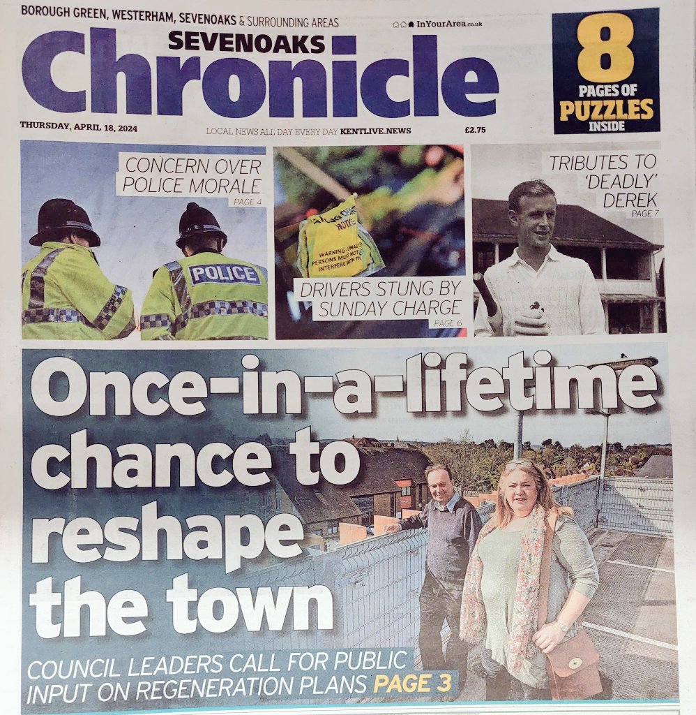 What is really happening in sevenoaks? The answer is that <a href="/SDC_newsdesk/">Sevenoaks District Council</a> and <a href="/Kent_cc/">Kent County Council</a> are both close to bankruptcy and are hoping to sell land to raise money. Residents should get ready for another disaster like the white oak sports centre in Swanley.