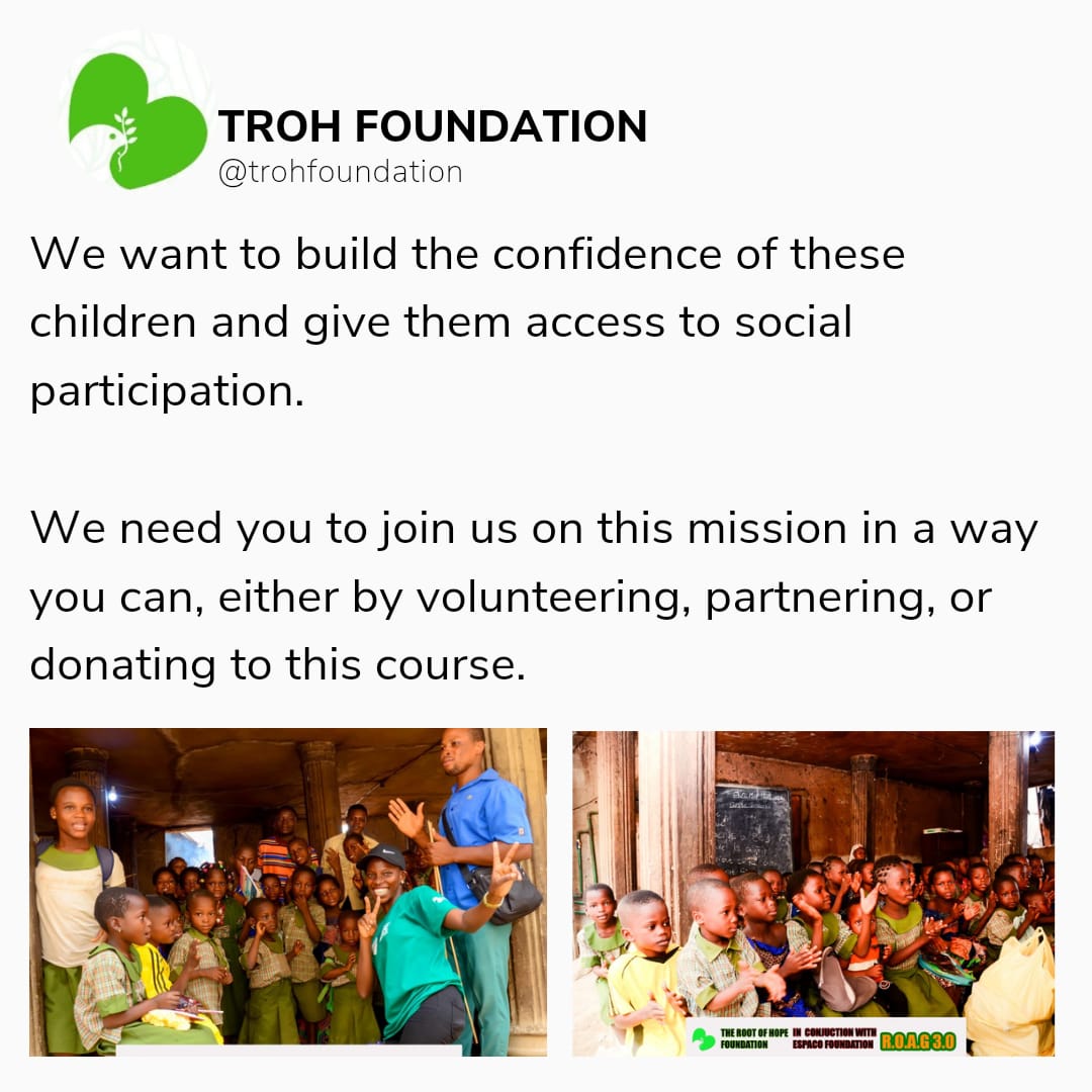 Investing in education is planting the seeds for a flourishing future. 📷📷
#Trohfoundation #TeachingEnglish #volunteerwithus
#EducationInvestment #KnowledgeIsPower #InvestInYourself 
#LearnAndServe #Empowerment #FutureLeaders