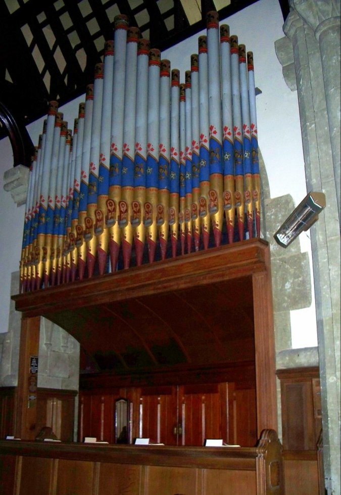 Continuing the theme of International Organ Day here is the casing of the Church I have been Organist and Choirmaster of since 2006 at the age of 15. The organ was made for the large Parish Church in 1872 by Forster and Andrews, it has Father Willis additions.