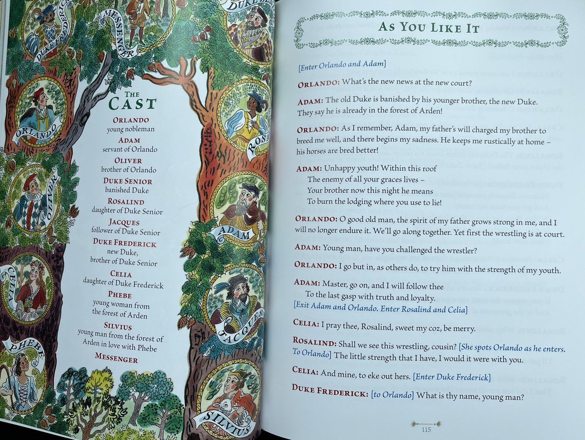 smithsmm's tweet photo. Whatever your thoughts on using #Shakespeare in the primary classroom, this a wonderful resource. It is beautifully illustrated by #EmilySutton, with brilliantly abridged texts that for all 36 plays. A fantastic and rich resource for primary schools @ShakespeareBT https://t.co/lT0SX3g6Rk