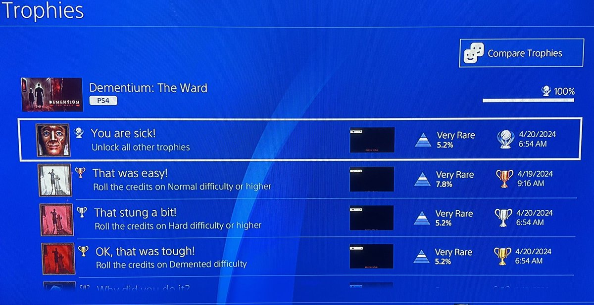 Serious_Sam456's tweet photo. Just platinumed Dementium 🤙👍
@Dementium666 https://t.co/5banFsPzYX