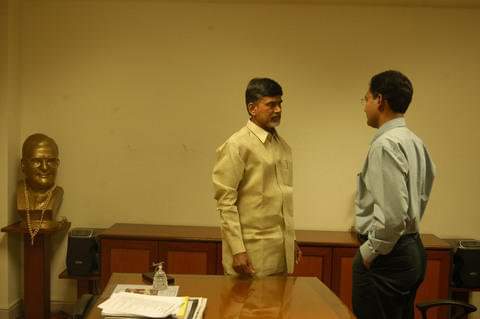 Loads of good wishes and good health on your birthday @ncbn garu. May this birthday bring good news to you in your efforts to regain the power in #AndhraPradeshElections2024. Posting an old Pic clicked with him early 2000.