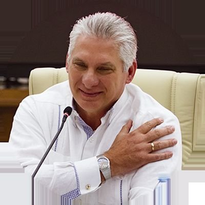 Felicidades a nuestro presidente @DiazCanelB, dedicado en cuerpo y alma a la patria cubana, su pueblo y Revolución, siempre en la primera línea. Confirmación de la continuidad creadora. Un abrazo