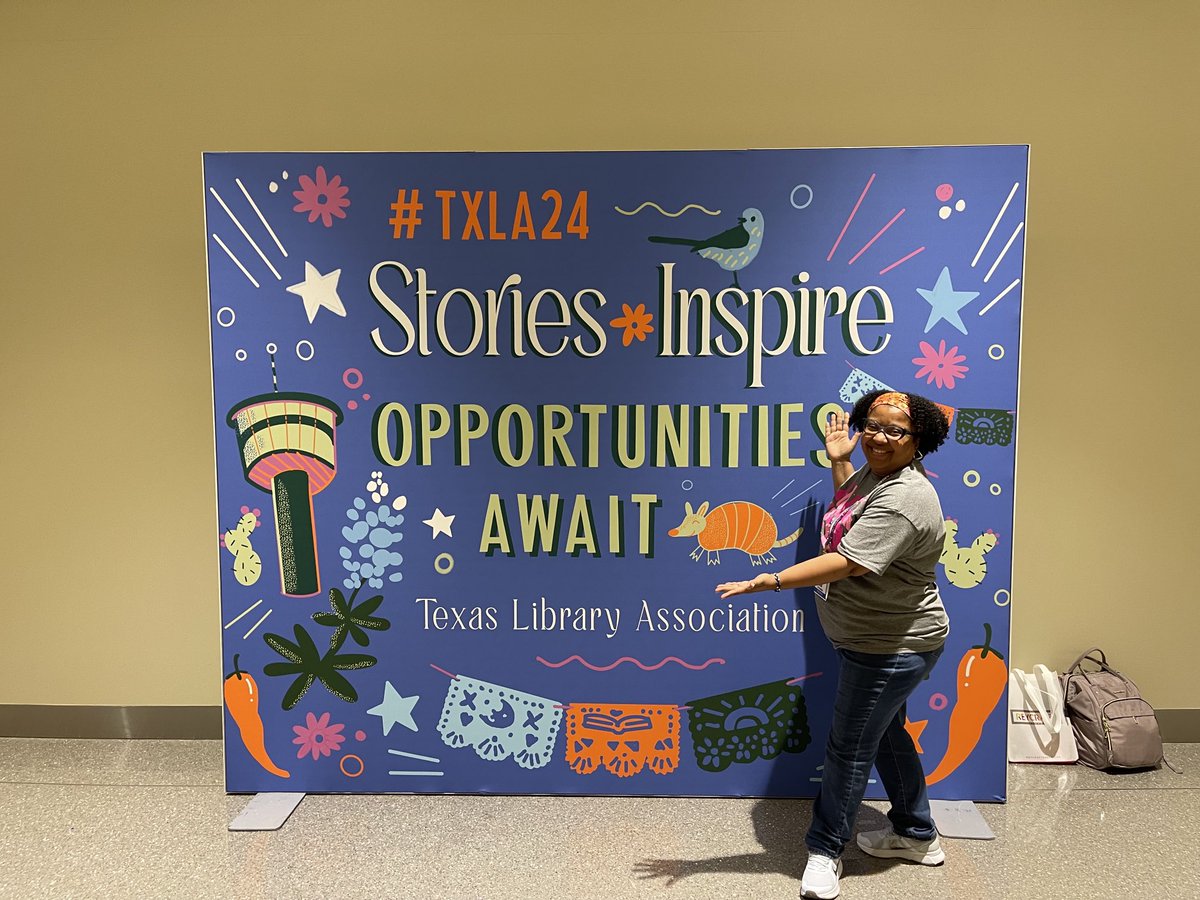 My 1st #txla2024 spent making connections to authors, books, and colleagues ⁦@katy_libraries⁩ ⁦@KChristieLaw⁩