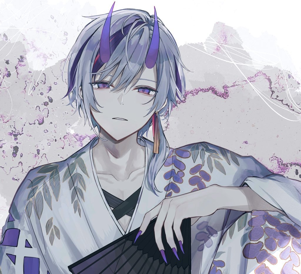 イラスト描かせていただきました🥂✨ 鬼ノ宴/不破湊様@Fuwa_Minato