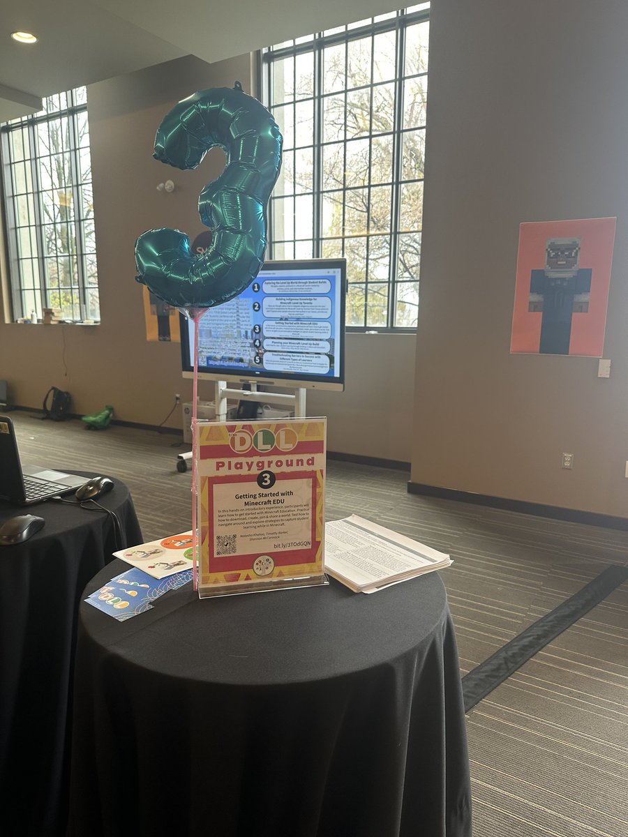 Had a wonderful day at #unleashlearning exploring AI in the classroom, trying out new coding bots + sharing the amazing #LevelUpToronto Minecraft project! #TDSBUL24 #tdsbDLL TDSB teachers looking for #LevelUpToronto resources can find out more here: sites.google.com/tdsb.on.ca/glo…